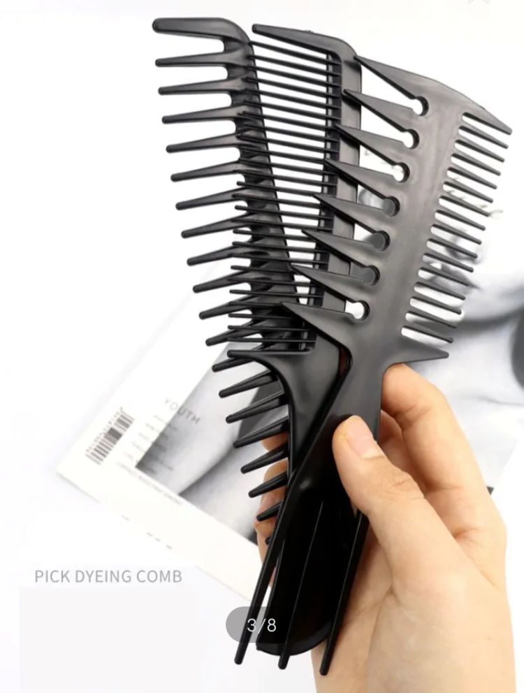 10-Piece Hair Comb Set with Beard Shaper