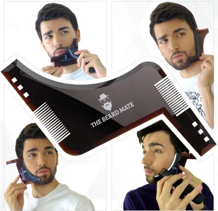 10-Piece Hair Comb Set with Beard Shaper