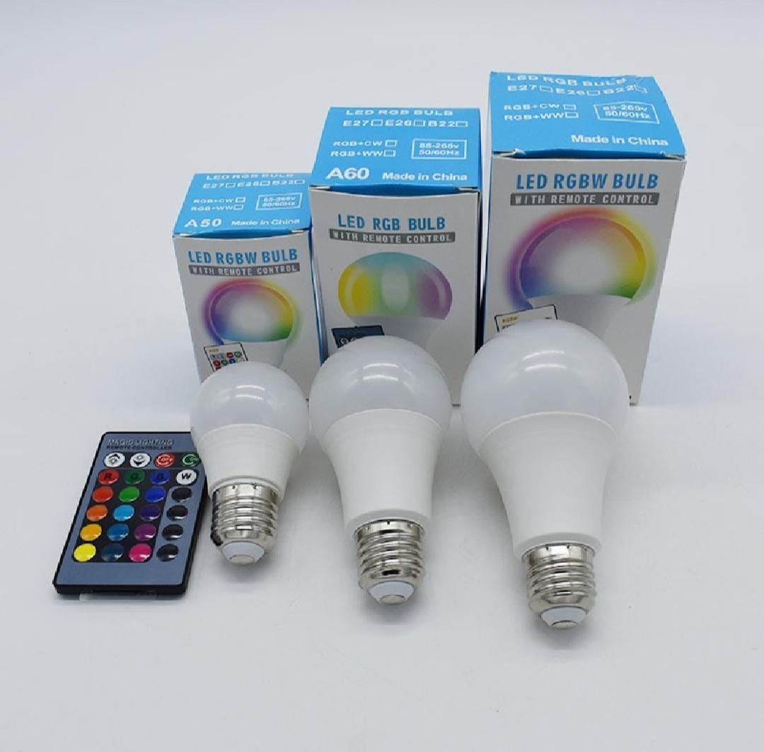 LED RGB Bulb with Remote Control – Color Changing Light