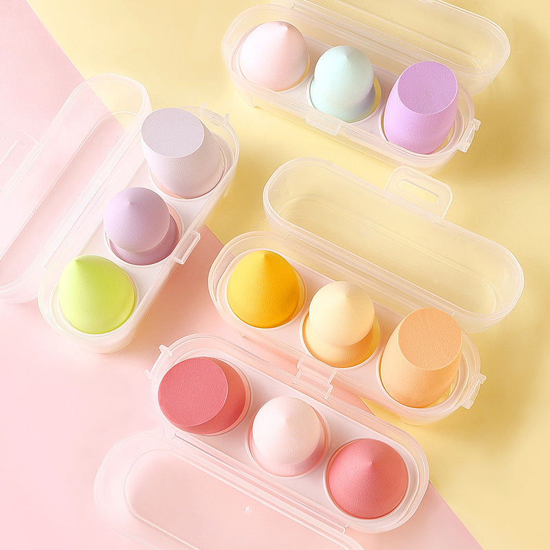 3 in 1 Puff Box – Soft Beauty Blender Set with Case