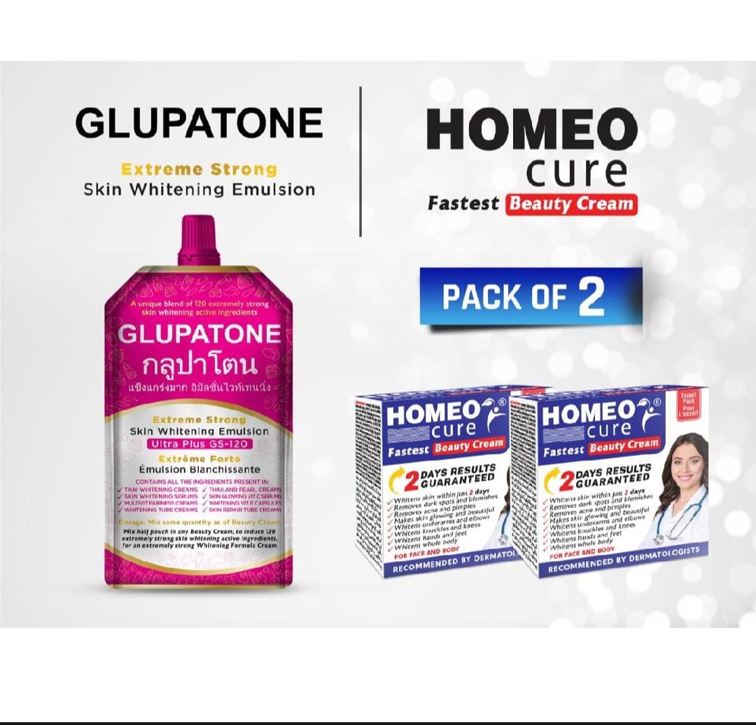 Glutathione + Homeocure – Natural Skin Glow Booster