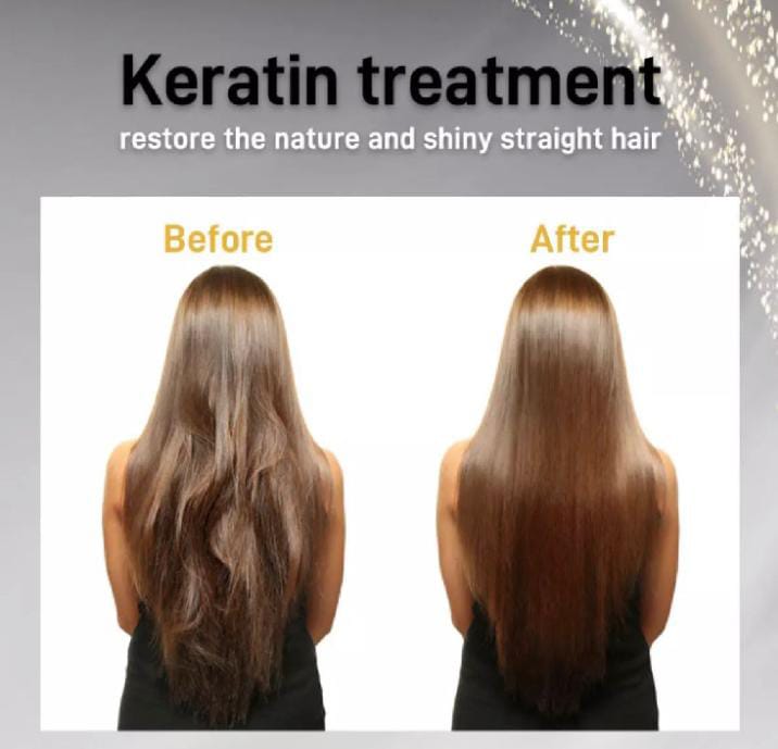Professional Keratin Hair Treatment – Smooth & Straight Formula