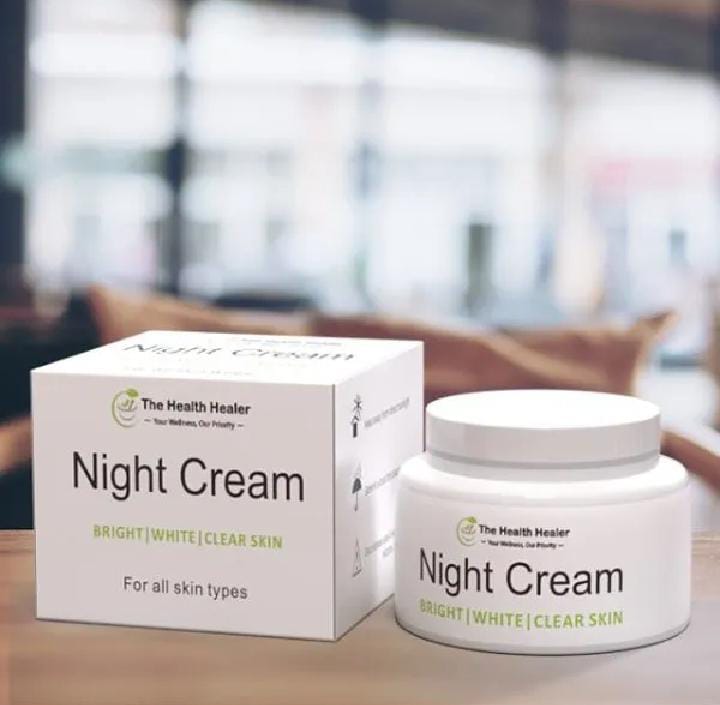 Bright White Night Cream – Brightening & Repair
