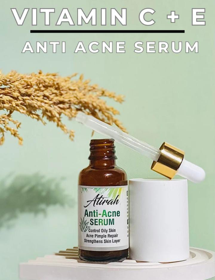 Anti Acne & Glowing Serum – Vitamin C + E