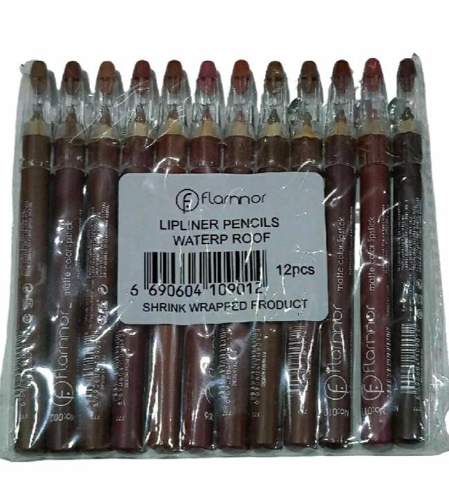 12-Piece Lipliner Set – Waterproof & Matte Finish (for a full set)