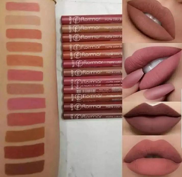 12-Piece Lipliner Set – Waterproof & Matte Finish (for a full set)