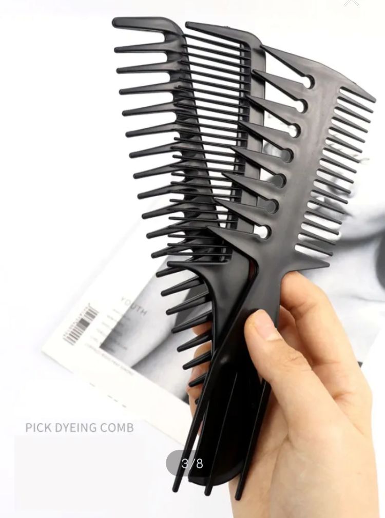 10-Piece Hair Comb Set with Beard Shaper