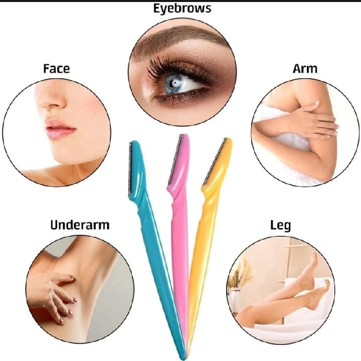 Tinkle Razor – Eyebrow & Facial Hair Remover (Pack of 3)