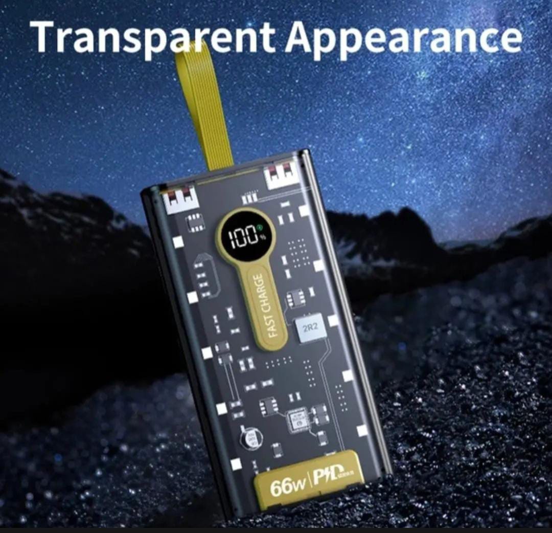 K95 20000mAh Power Bank – Fast Charging with LED Display