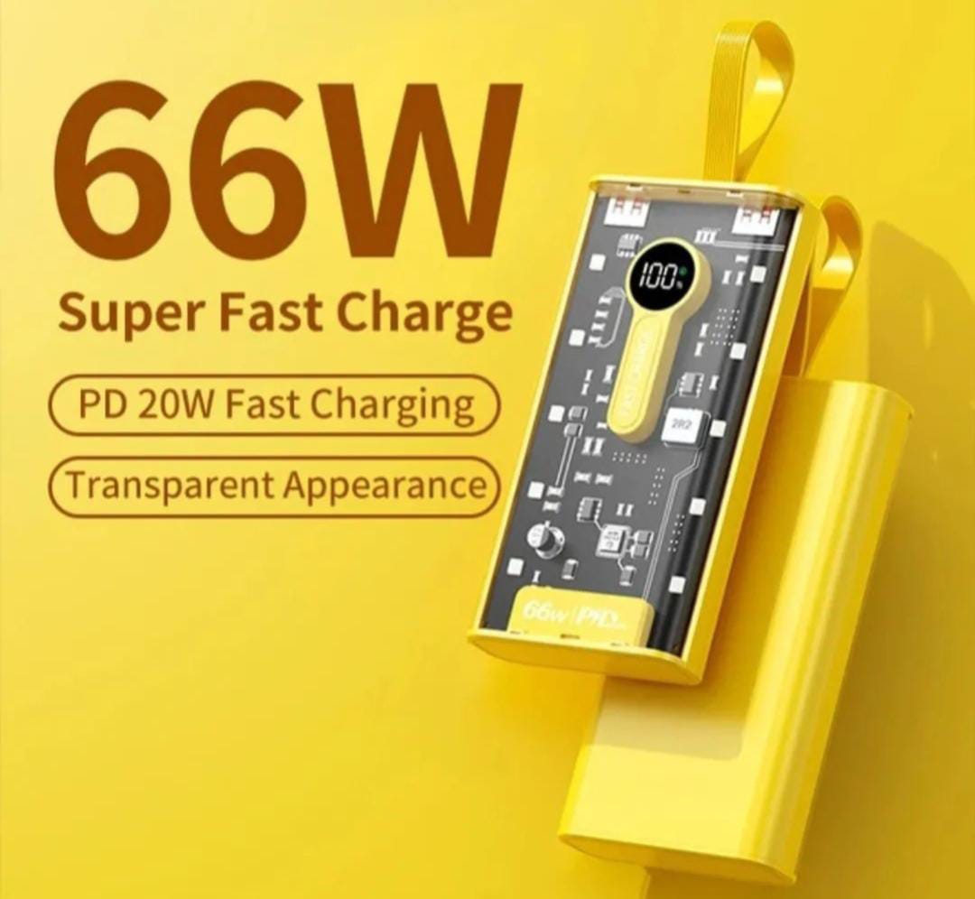 K95 20000mAh Power Bank – Fast Charging with LED Display