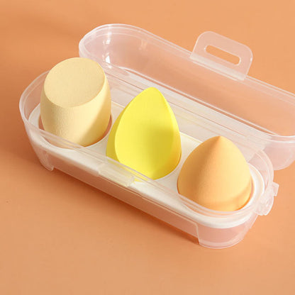 3 in 1 Puff Box – Soft Beauty Blender Set with Case