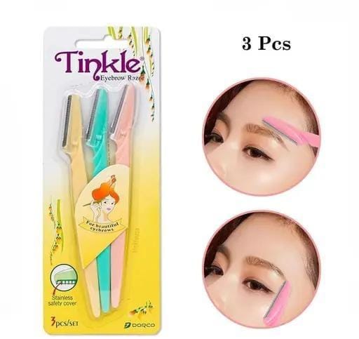 Tinkle Razor – Eyebrow & Facial Hair Remover (Pack of 3)