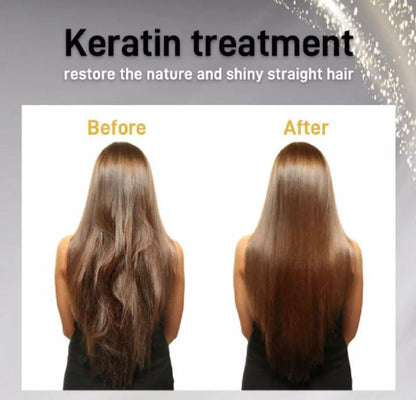 Professional Keratin Hair Treatment – Smooth & Straight Formula