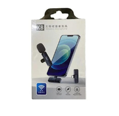 K8 Wireless Mic – Rechargeable Clip
