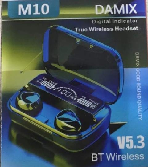 M10 Bluetooth 5.1 Earbuds with Charging Case