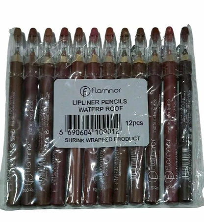 12-Piece Lipliner Set – Waterproof & Matte Finish (for a full set)