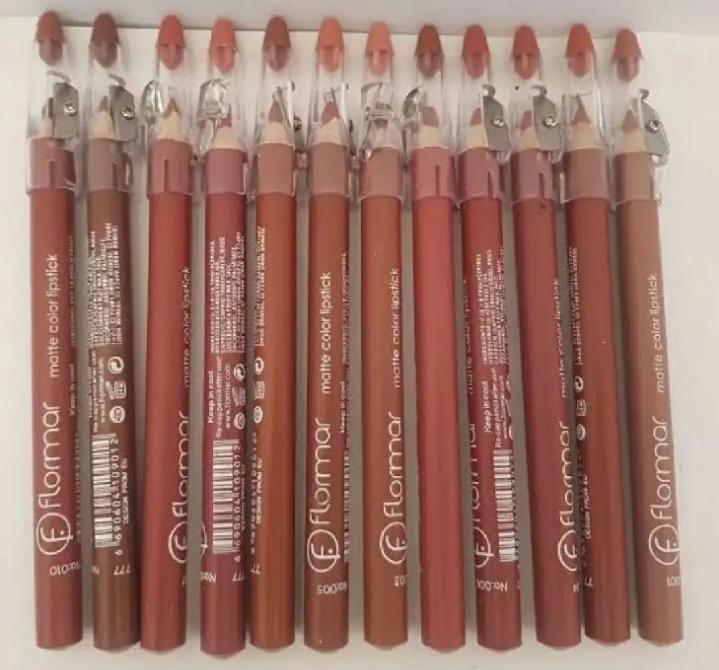 12-Piece Lipliner Set – Waterproof & Matte Finish (for a full set)