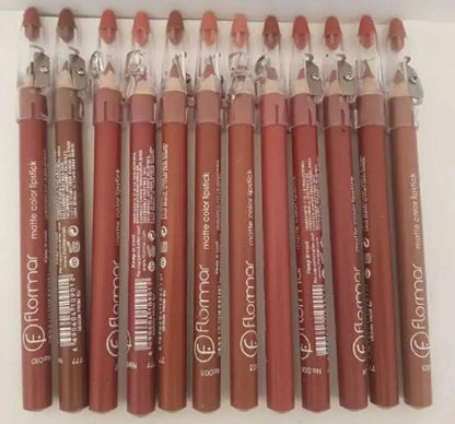 12-Piece Lipliner Set – Waterproof & Matte Finish (for a full set)
