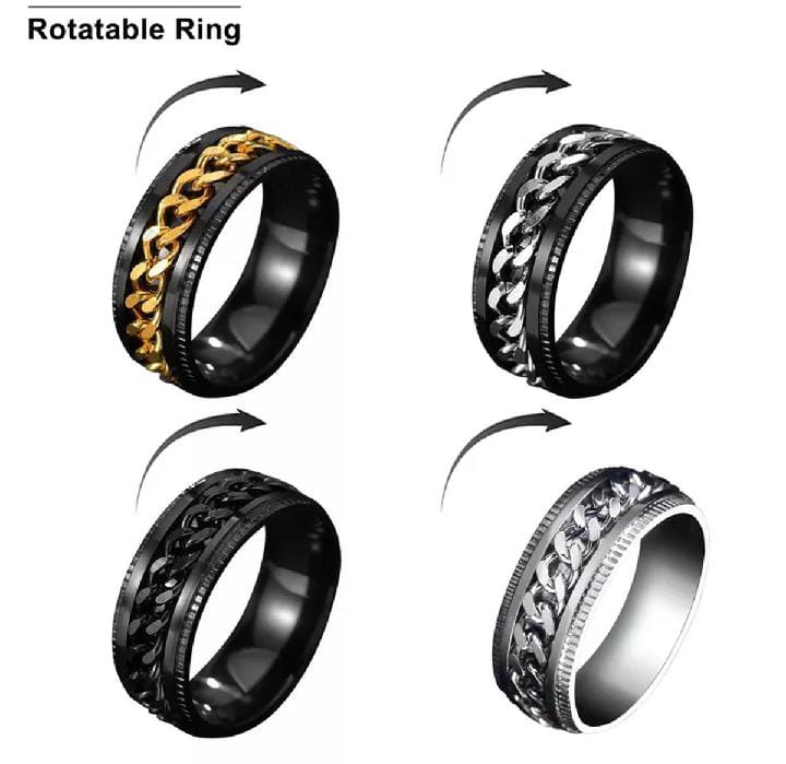 Rotatable Chain Ring – Stainless Steel Spinner