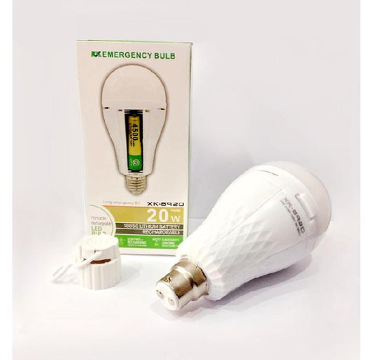 Rechargeable LED Emergency Bulb