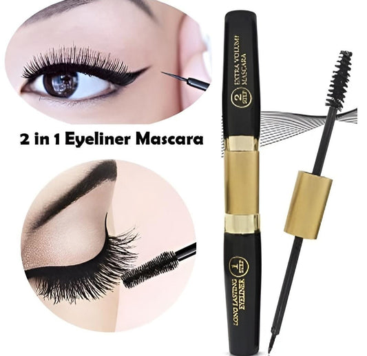 2 in 1 Liner + Mascara – Long-Lasting & Smudge-Proof