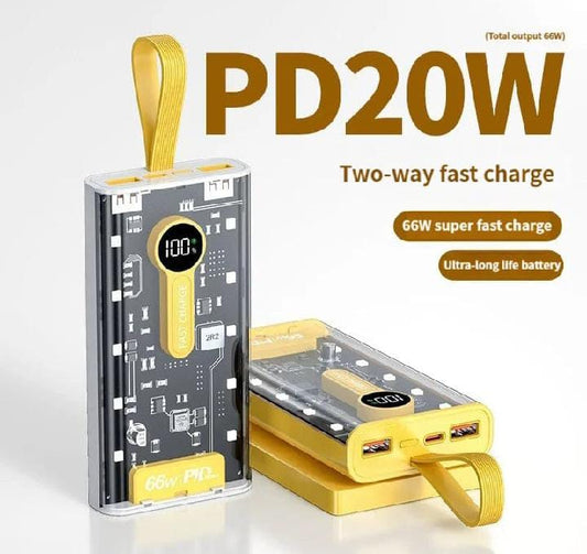 K95 20000mAh Power Bank – Fast Charging with LED Display
